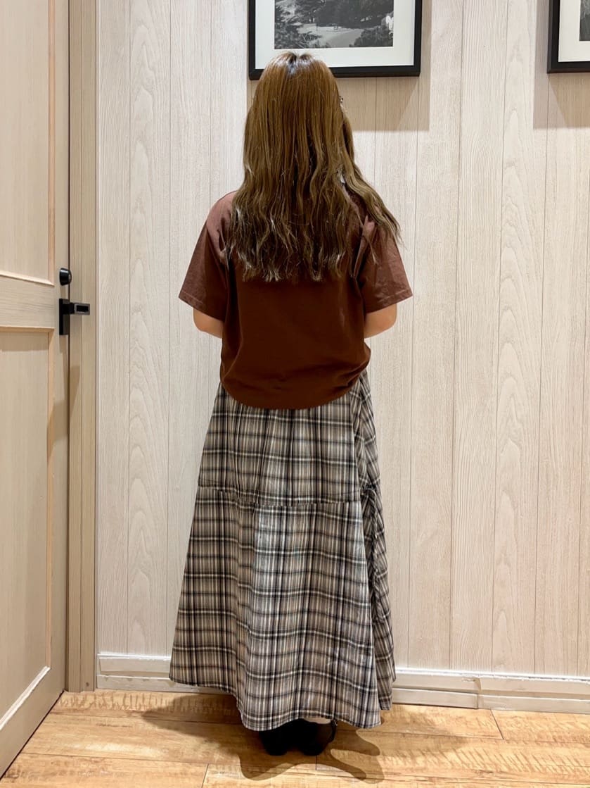 ﾕｲさんの「SHOO･LA･RUE｜【S-LL/ひんやり/UV】選べる6柄でそれぞれ欲しくなる プリントTシャツ」を使ったコーディネート