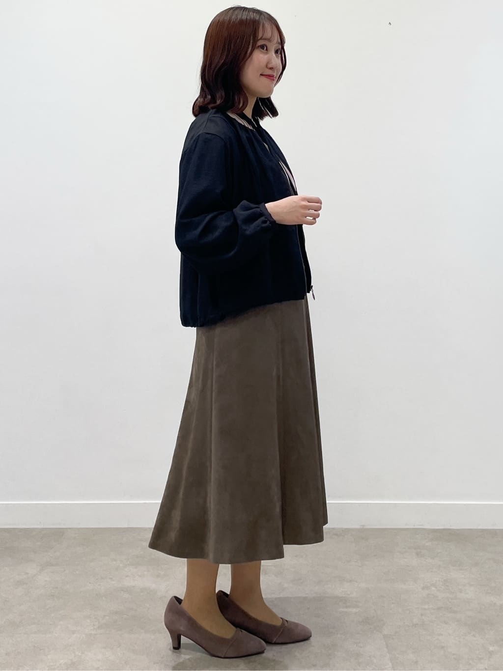 yukariさんの「Reflect｜【ライトアウター／ゆったり羽織れる／気軽な羽織りに◎】ライトブルゾン」を使ったコーディネート