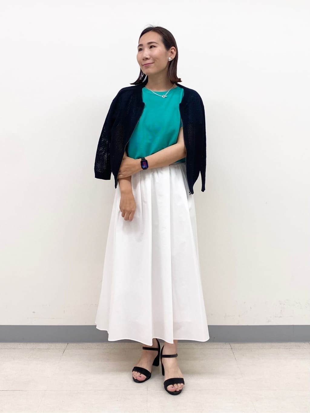 YUKARIさんの「INDIVI｜バイカラーショートネックレス」を使ったコーディネート