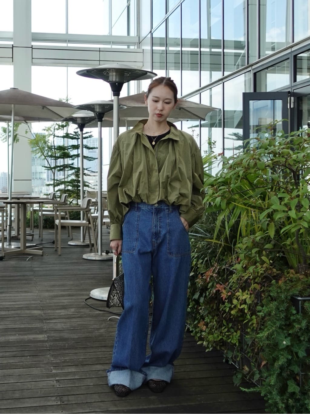 mitsukiさんの「INDIVI｜ロールアップデニム」を使ったコーディネート