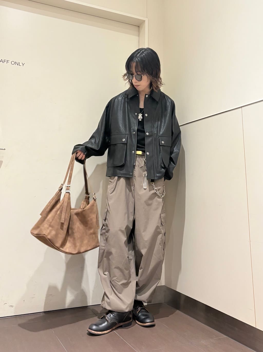 ナノシーさんの「tk.TAKEO KIKUCHI｜バギーバレルカーゴパンツ」を使ったコーディネート