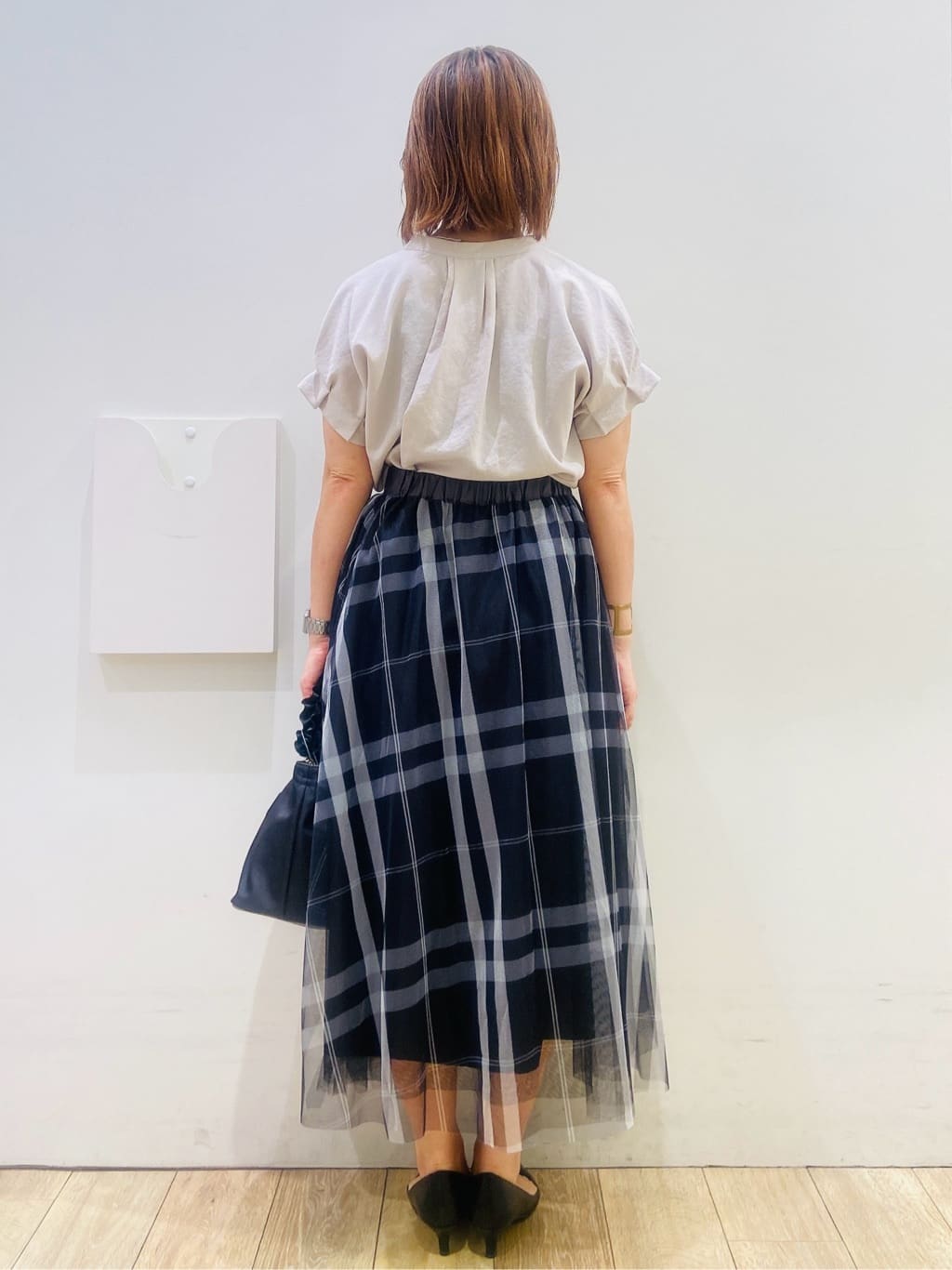 YUKOさんの「index｜《7色展開／XS-LLサイズ》タックスリーブスキッパーブラウス【洗濯機洗い可／吸水速乾／抗ピル／防シ」を使ったコーディネート