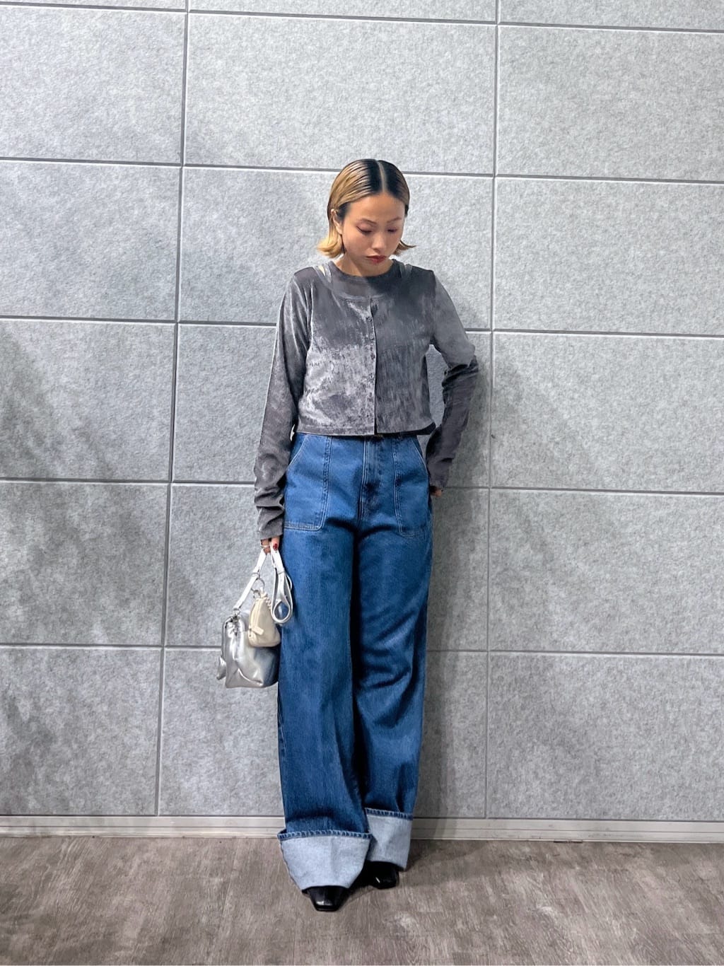 Harukaさんの「INDIVI｜ロールアップデニム」を使ったコーディネート