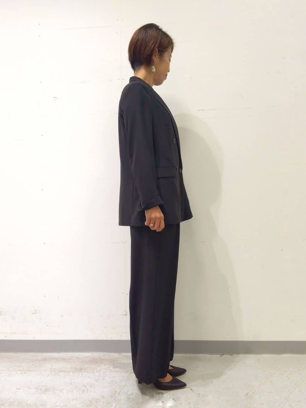Kさんの「INDIVI｜【軽く羽織れる！】ダブルジャケット」を使ったコーディネート