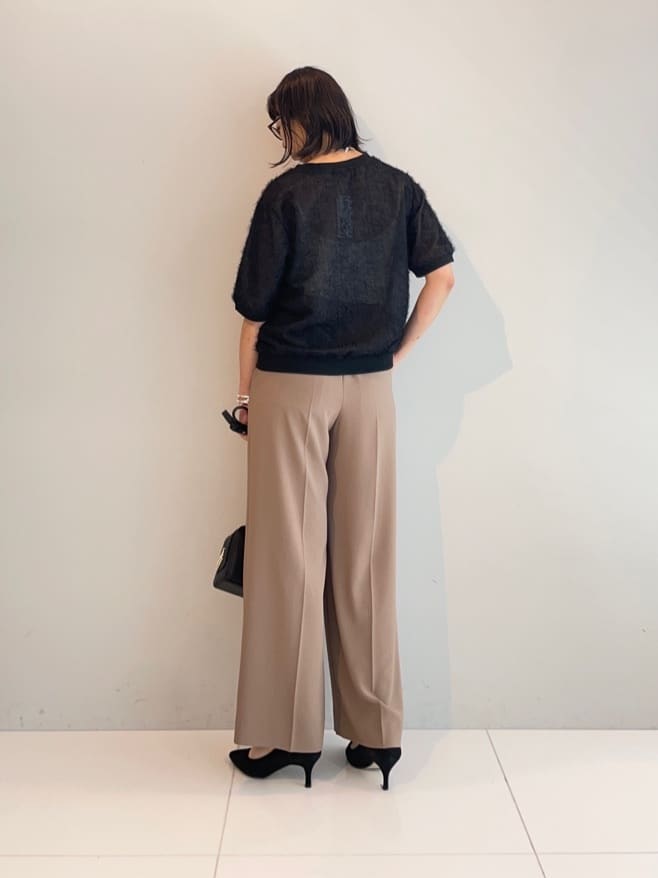murayamaさんの「INDIVI｜ヘアリージャカードトップス」を使ったコーディネート