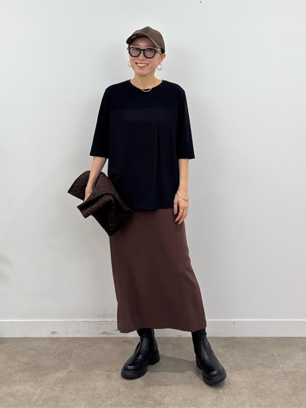 kotakiさんの「INDIVI｜【セットアップ可能】ビスチェレイヤード風トップス」を使ったコーディネート