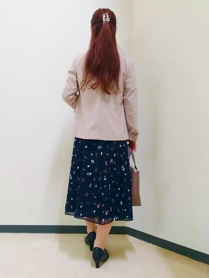 花さんの「Reflect｜【洗える／セットアップ可】ノーカラージャケット」を使ったコーディネート