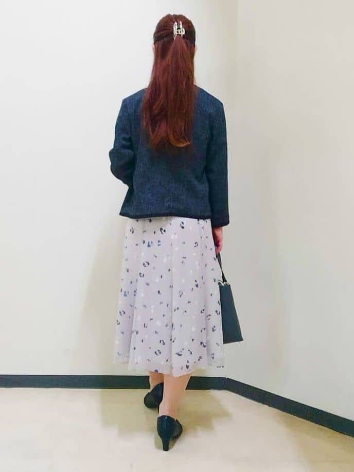 花さんの「Reflect｜【軽い着心地】メッシュツイードジャケット」を使ったコーディネート