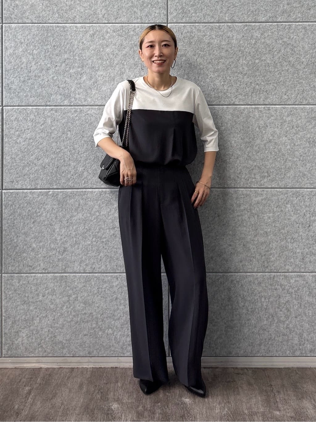 kotakiさんの「INDIVI｜【セットアップ可能】ビスチェレイヤード風トップス」を使ったコーディネート
