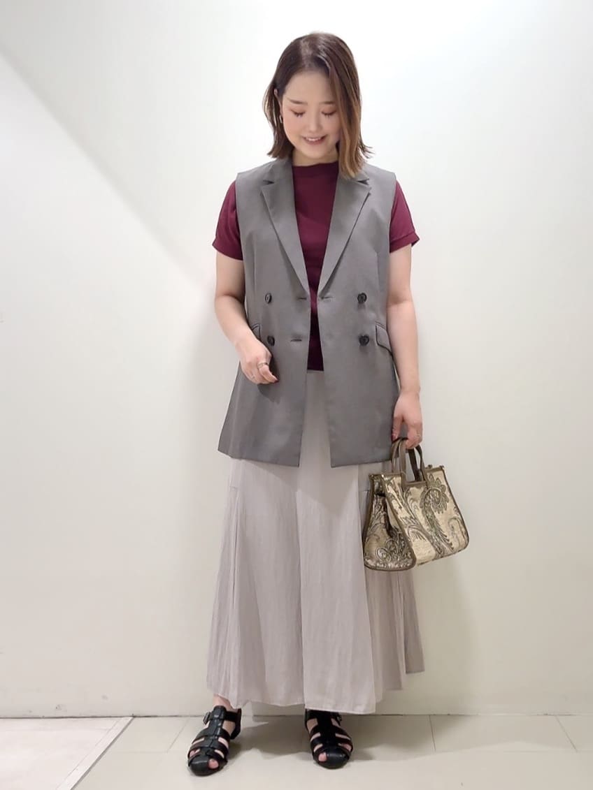 YUIさんの「UNTITLED｜【セットアップ可/洗える】スラブテーラードカラージレ」を使ったコーディネート
