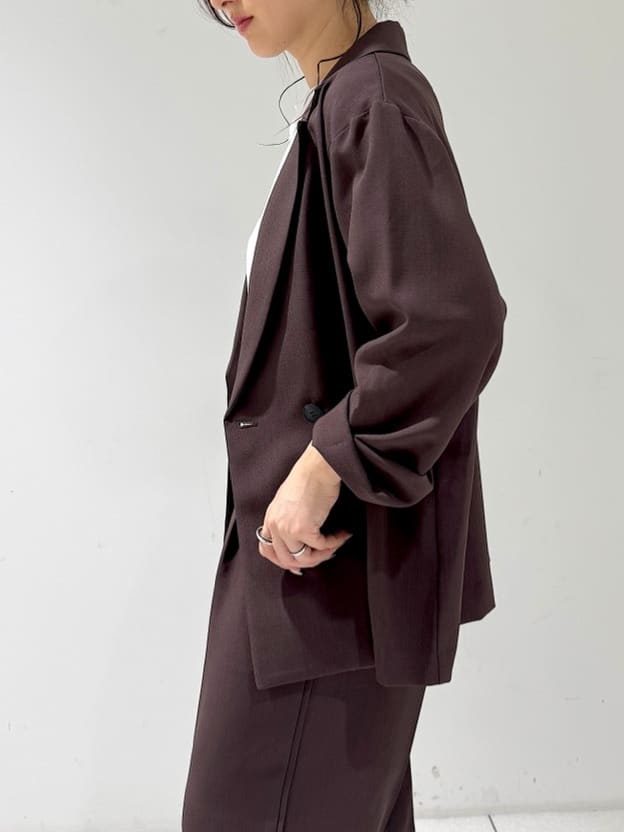 そんさんの「INDIVI｜Comfy SET UP｜イージーストレートワイドパンツ【セットアップ対応／通勤/カセット服】」を使ったコーディネート