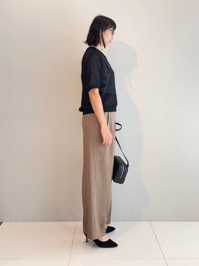 murayamaさんの「INDIVI｜ヘアリージャカードトップス」を使ったコーディネート