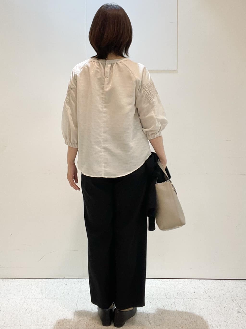 めいさんの「Reflect｜【一枚で着映える◎】レオパード風ジャカードブラウス」を使ったコーディネート