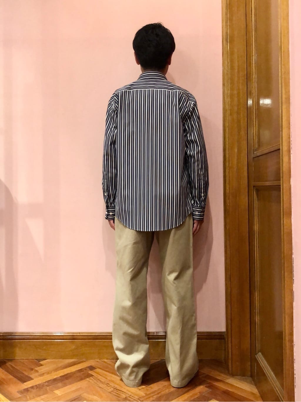 OKJさんの「DRESSTERIOR｜THOMAS MASON ストライプシャツ」を使ったコーディネート