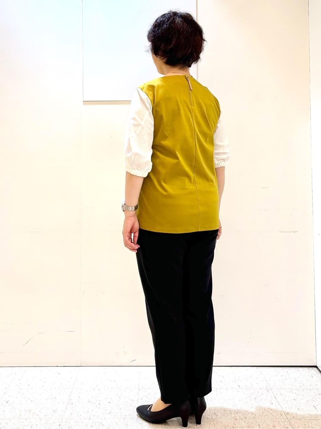 ヤスコさんの「Reflect｜【体型カバー／腰周りカバー】長め丈プルオーバージャージ」を使ったコーディネート