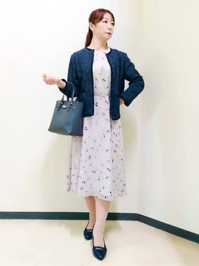 花さんの「Reflect｜【軽い着心地】メッシュツイードジャケット」を使ったコーディネート