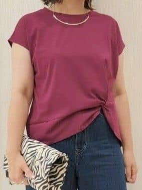 naokoさんの「UNTITLED｜【洗える/Tシャツ】ツイストプルオーバー」を使ったコーディネート