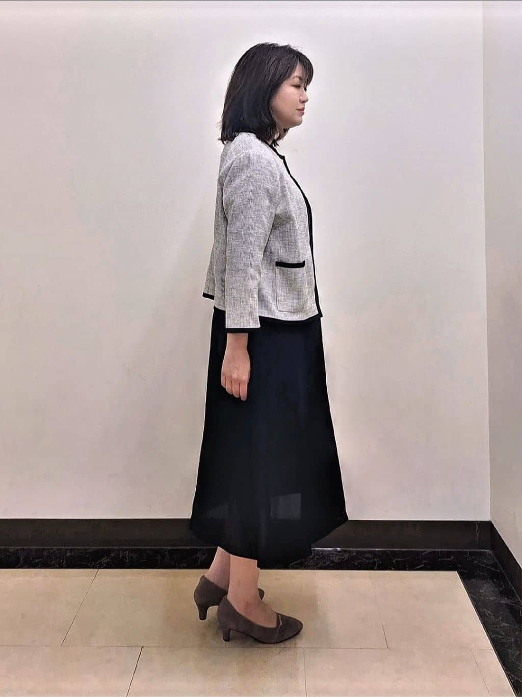 S.xuliさんの「Reflect｜【軽い着心地】メッシュツイードジャケット」を使ったコーディネート