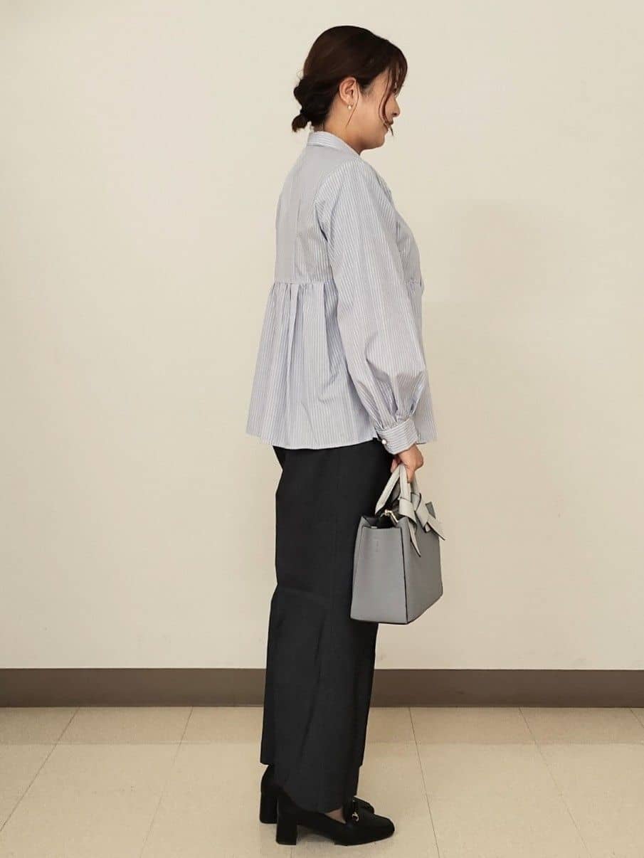 しょーこさんの「OPAQUE.CLIP｜《andGIRL掲載》ベロアボクシーTシャツ【洗濯機洗い可】」を使ったコーディネート