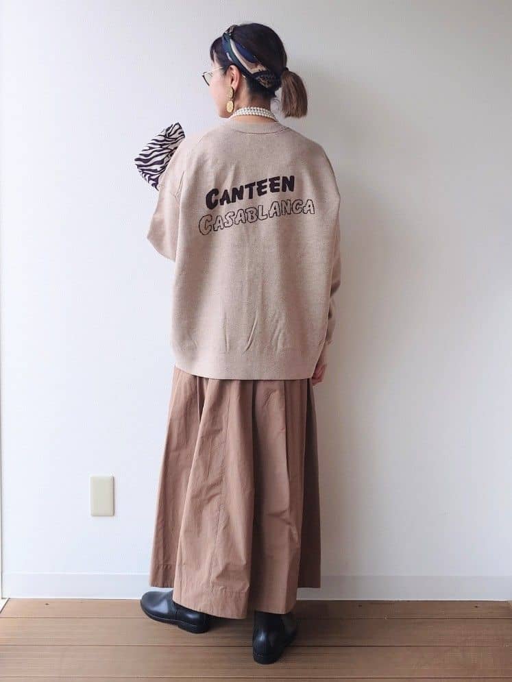 MUTSUKOさんの「UNTITLED｜【CHIGNON】CHERIE シンプルロゴTシャツ」を使ったコーディネート