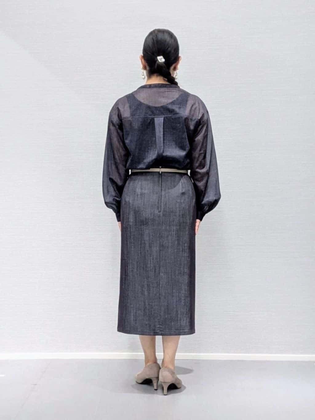 makkyさんの「UNTITLED｜【手洗い可】シアーブラウス」を使ったコーディネート