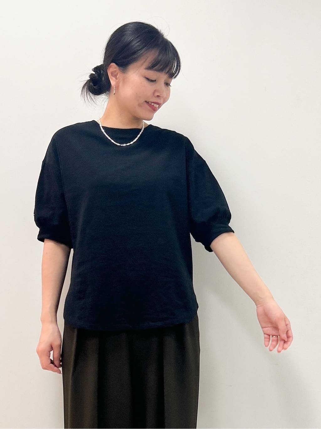 Kaiさんの「Dessin｜【360度可愛い/前後2WAY/洗える】ライトコットンヘンリーカットソー」を使ったコーディネート