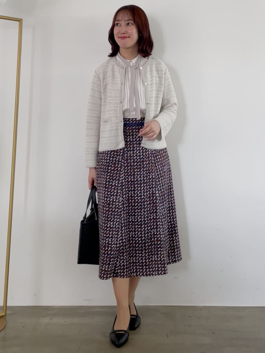 yukariさんの「Reflect｜【ライトアウター／ゆったりシルエット／気軽な羽織に◎】ドライタッチカーディガン」を使ったコーディネート