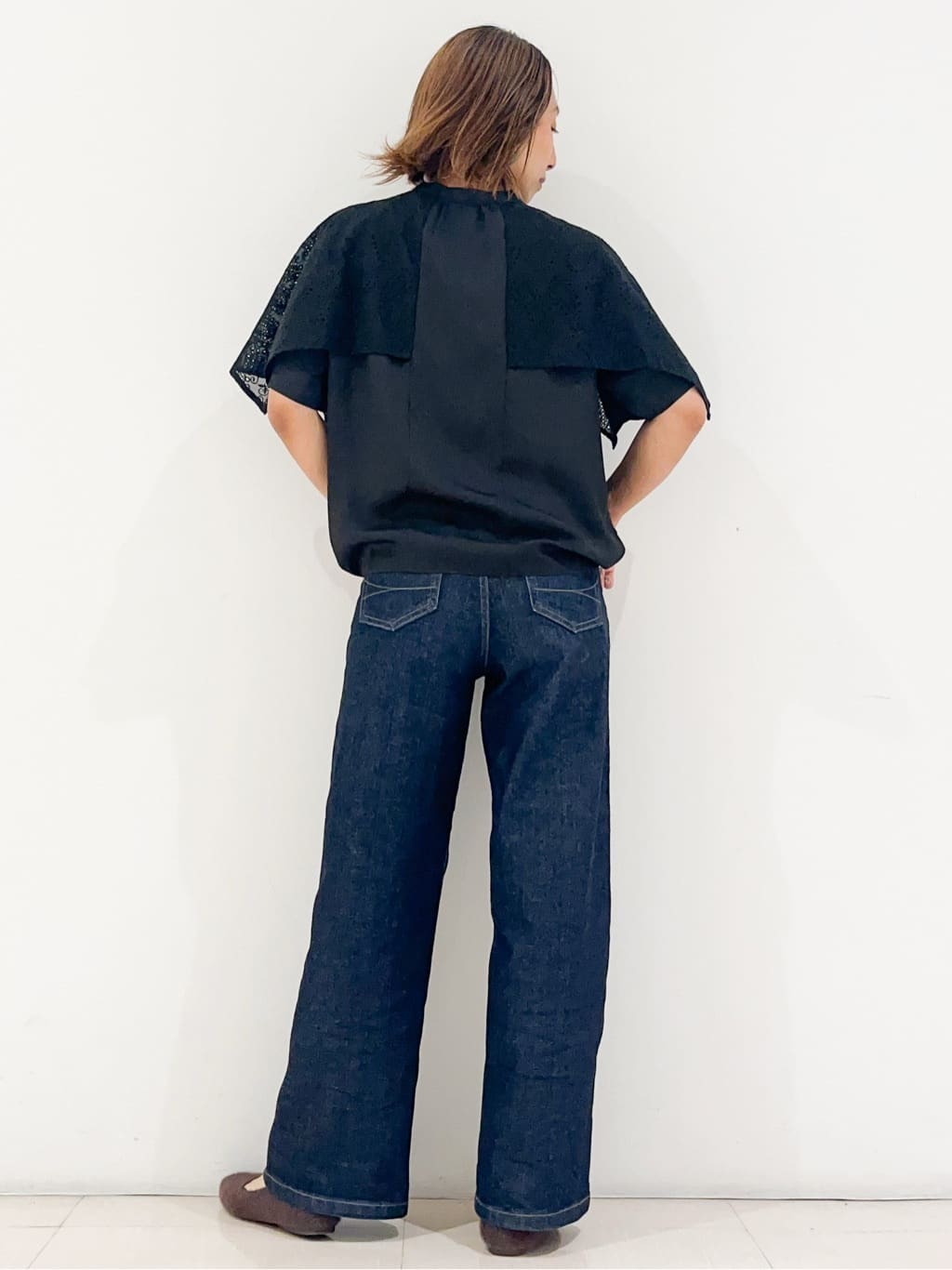 yuuco.さんの「grove｜【SOMETHING&times;grove別注】LISAWIDE DENIM PANTS」を使ったコーディネート