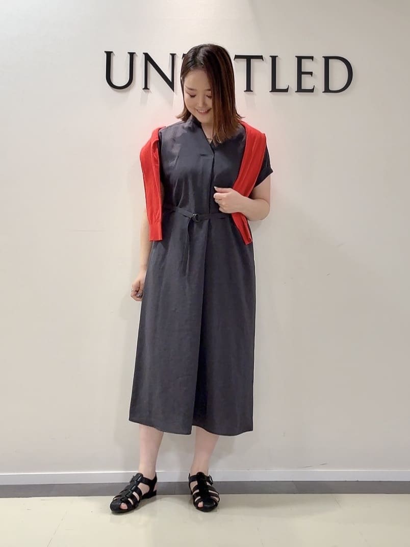 YUIさんの「UNTITLED｜【UV/はっ水】リラククールワンピース」を使ったコーディネート