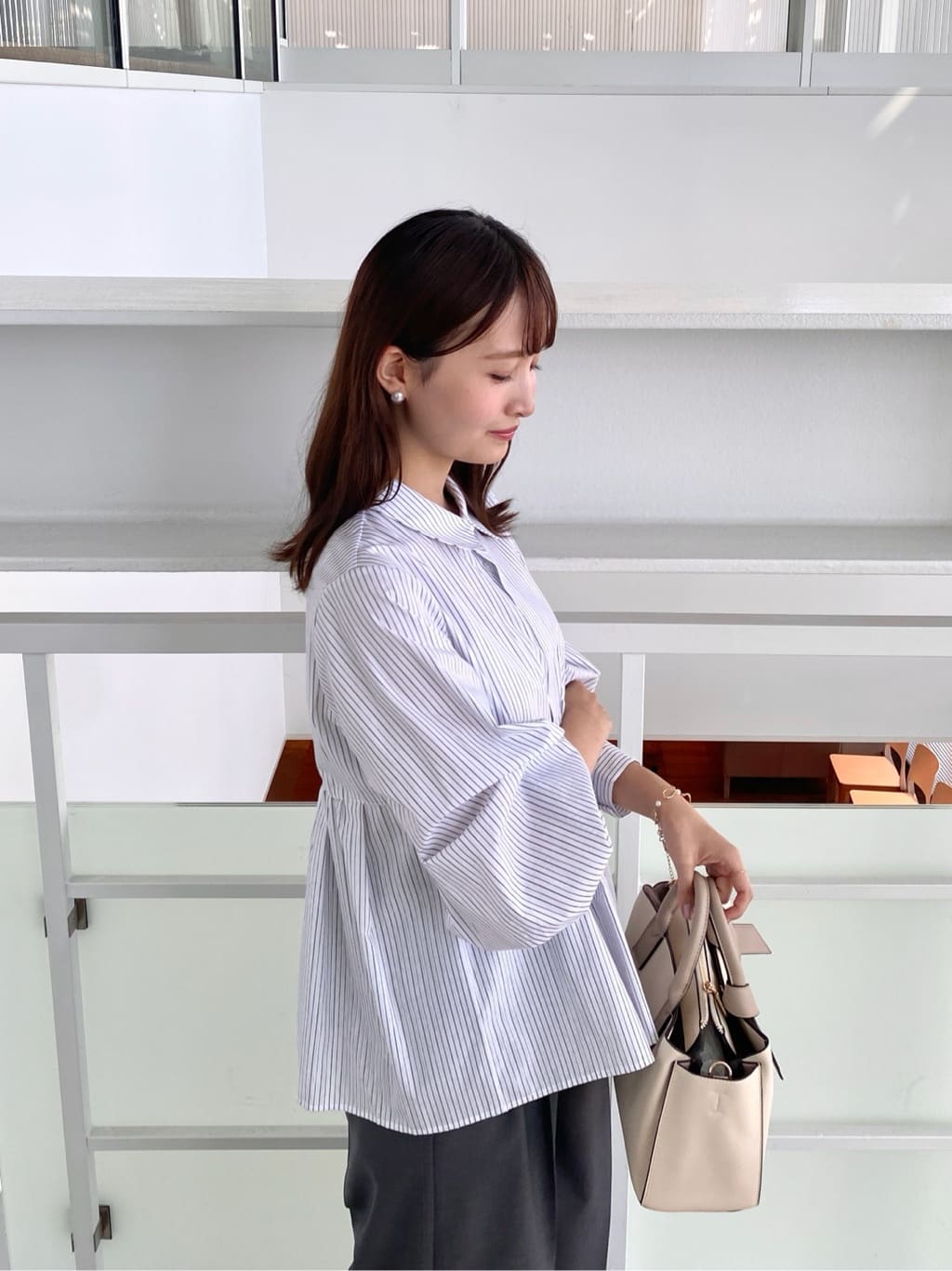 みさかさんの「index｜ストレッチ2タックワイドパンツ【洗濯機洗い可／接触冷感／吸水速乾】」を使ったコーディネート