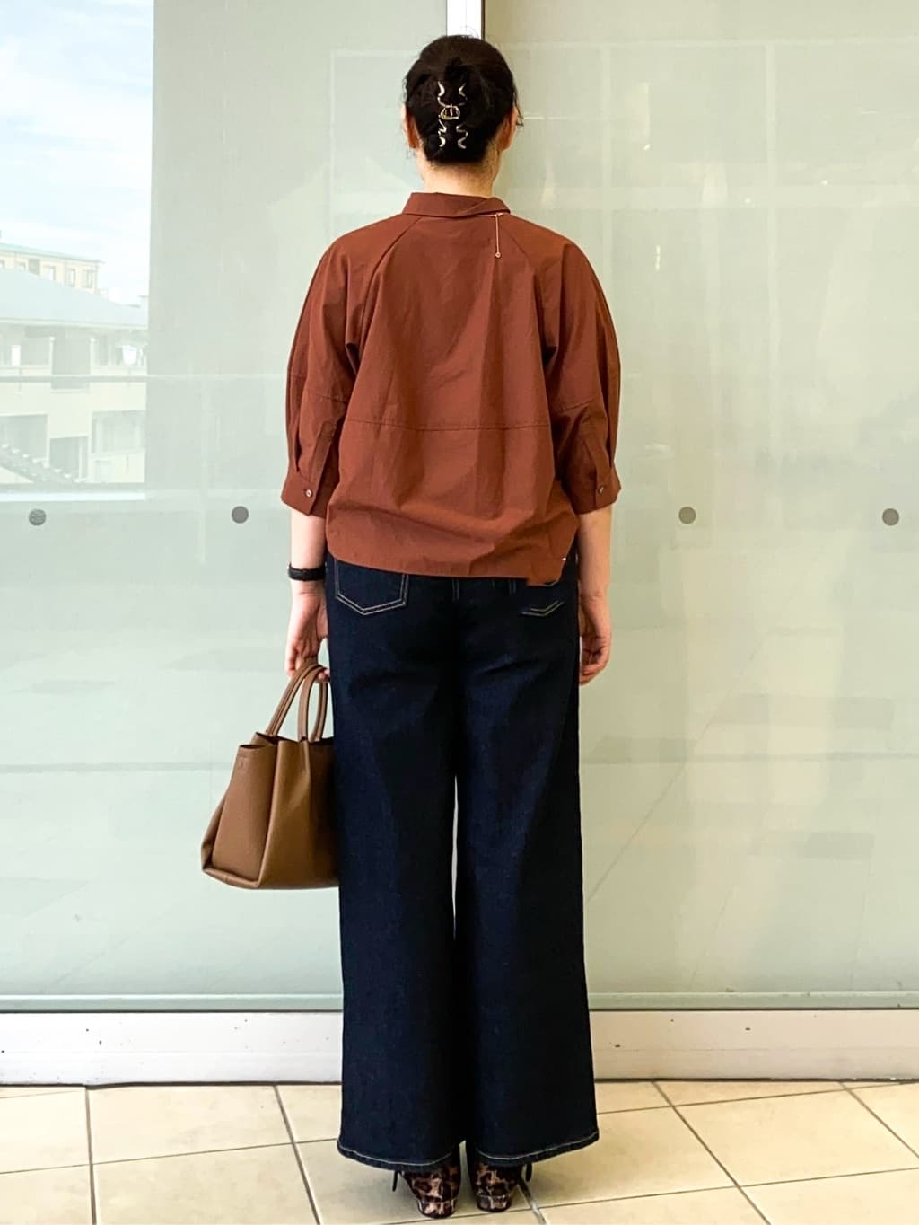 Jeanさんの「OPAQUE.CLIP｜切替フォルムシャツ【洗濯機洗い可】」を使ったコーディネート