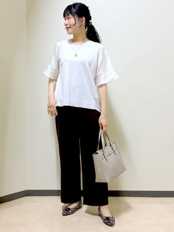  beni_gingerさんの「Reflect｜◆【ゆったり着られる◎】バイカラードッキングニット」を使ったコーディネート