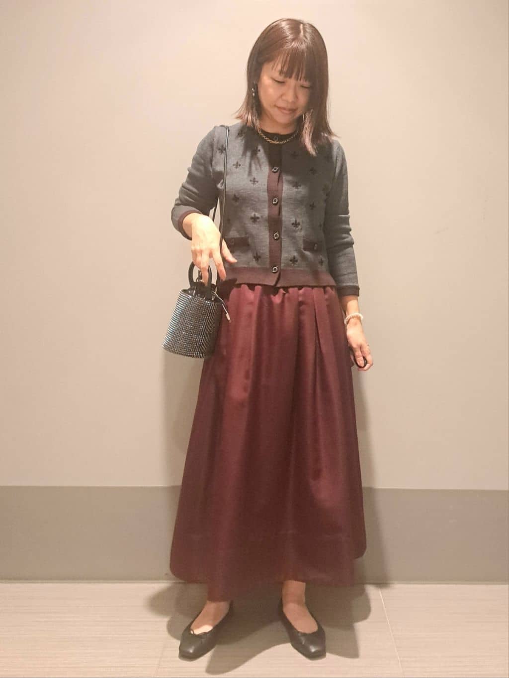 Takahashiさんの「DRESSTERIOR｜◆リリィクレストカーディガン」を使ったコーディネート