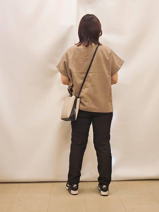 かなさんの「SHOO･LA･RUE｜【S-LL】さらりと着たい大人のための 麻調半袖ジャケット」を使ったコーディネート