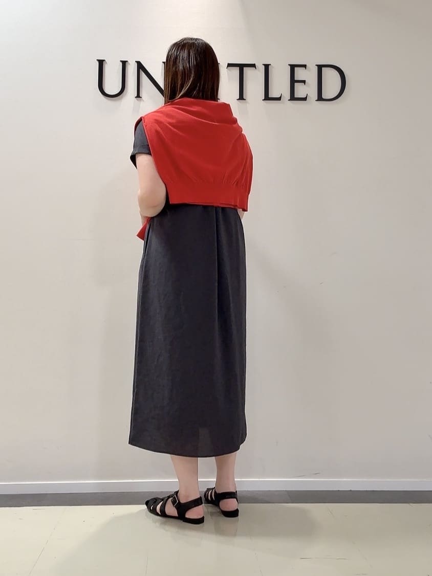 YUIさんの「UNTITLED｜【UV/はっ水】リラククールワンピース」を使ったコーディネート