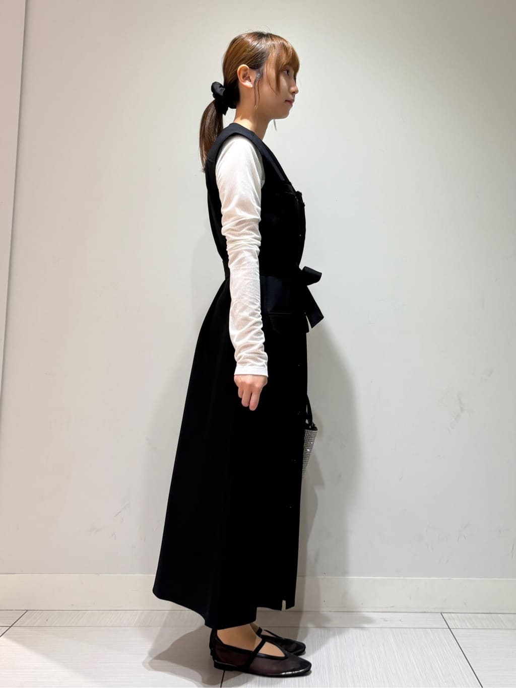 やなぎさんの「DRESSTERIOR｜◆【洗える/リブベロア】シアーリブベロアカットソー」を使ったコーディネート