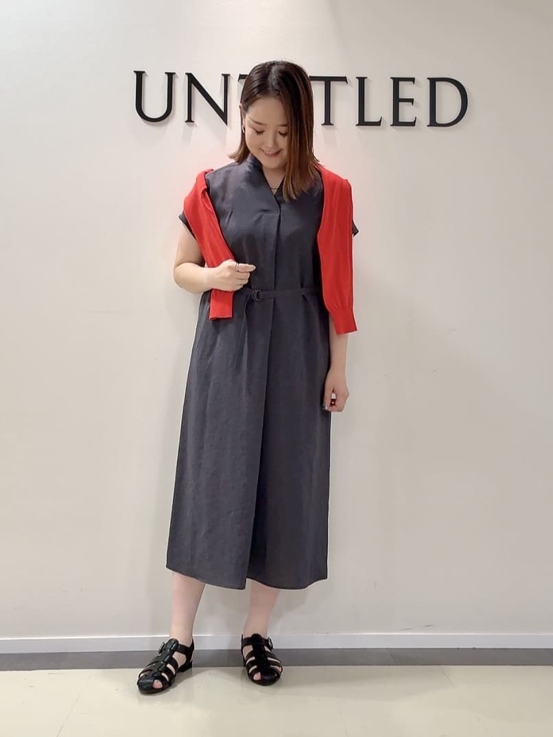 YUIさんの「UNTITLED｜【UV/はっ水】リラククールワンピース」を使ったコーディネート