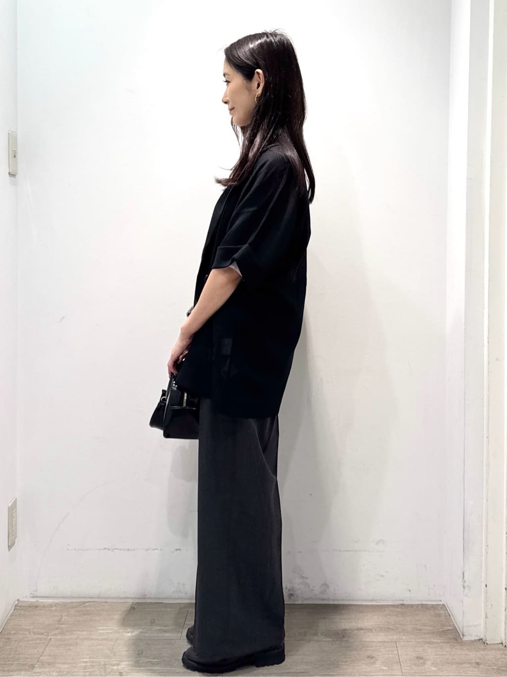 yuicciさんの「OPAQUE.CLIP｜メッシュテーラードジャケット【洗濯機洗い可】」を使ったコーディネート