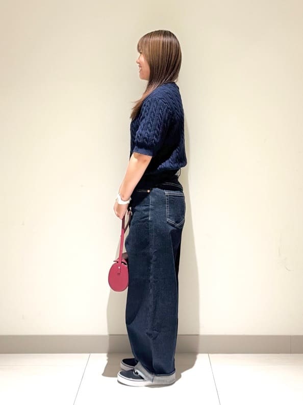 Liriさんの「Dessin｜ケーブルカーディガン」を使ったコーディネート