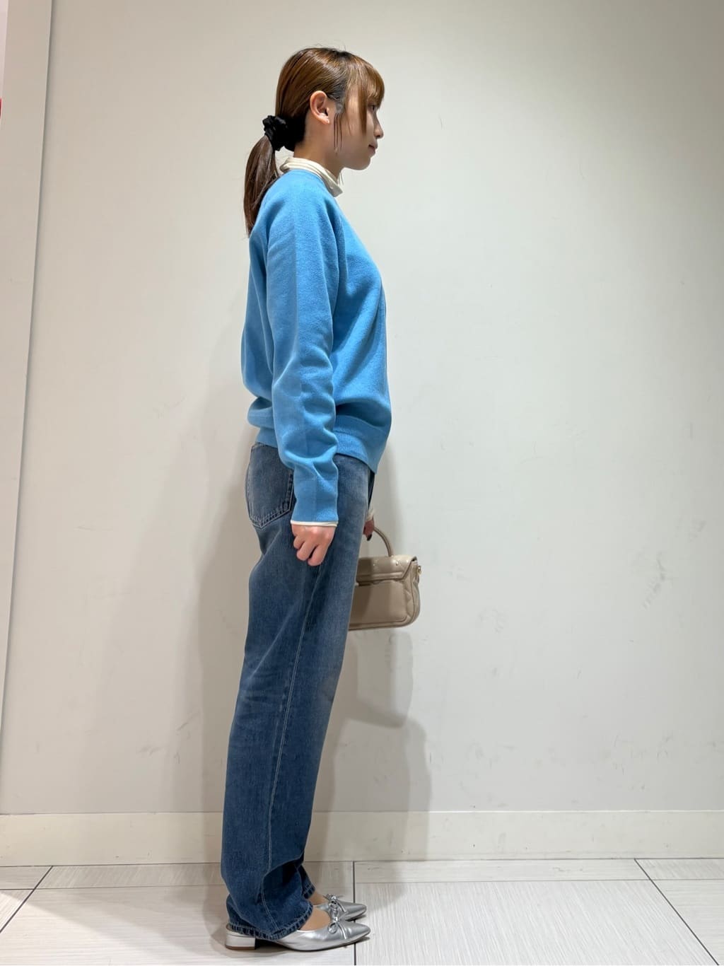 やなぎさんの「DRESSTERIOR｜【シアー素材】シアータートルトップス」を使ったコーディネート