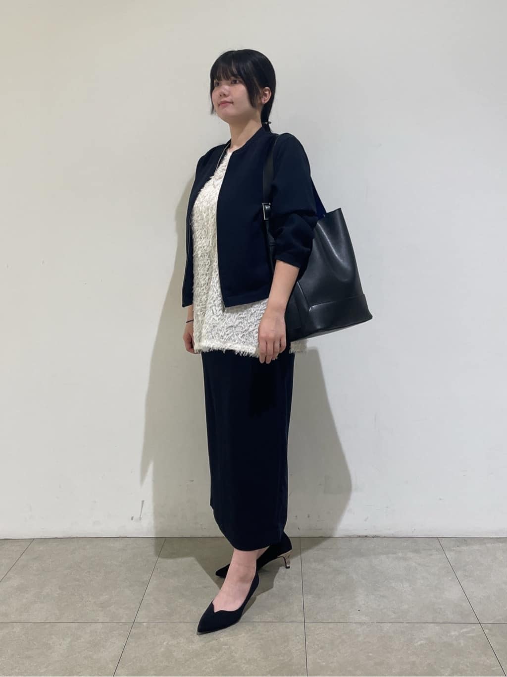 emikaさんの「INDIVI｜【洗える／UVケア／吸汗速乾】ジョーゼットライトブルゾン」を使ったコーディネート