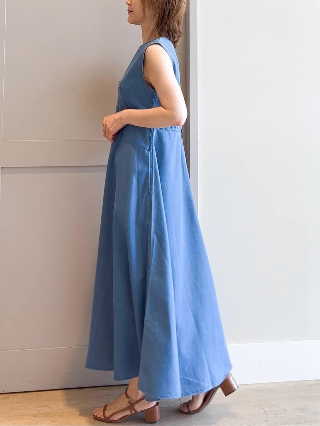 yamakoさんの「grove｜【雑誌掲載】洗えるシアーカーディガン」を使ったコーディネート