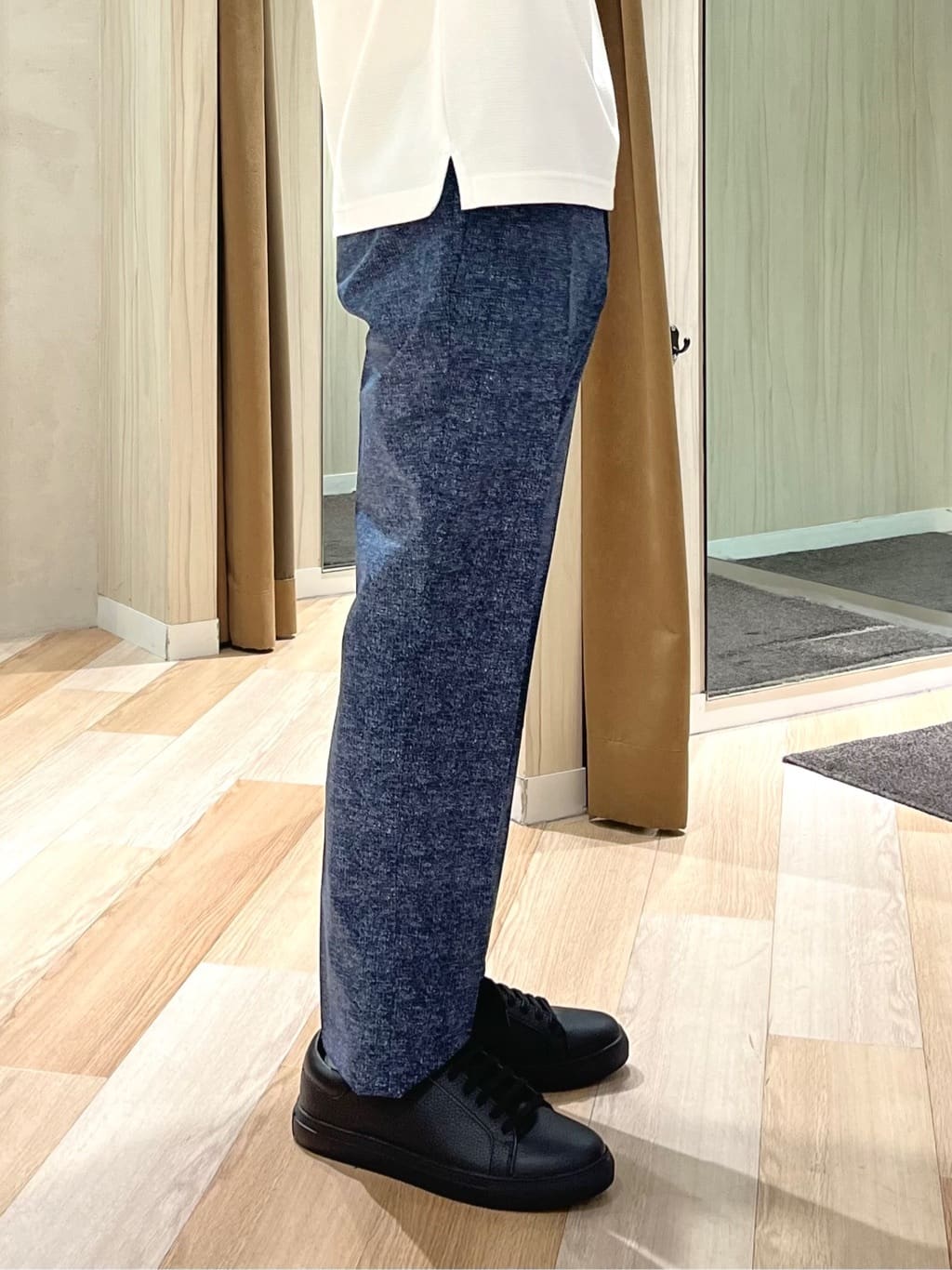 URAさんの「TAKEO KIKUCHI｜【抗菌防臭／9色5サイズ展開】ハニカムメランジ ポロシャツ」を使ったコーディネート