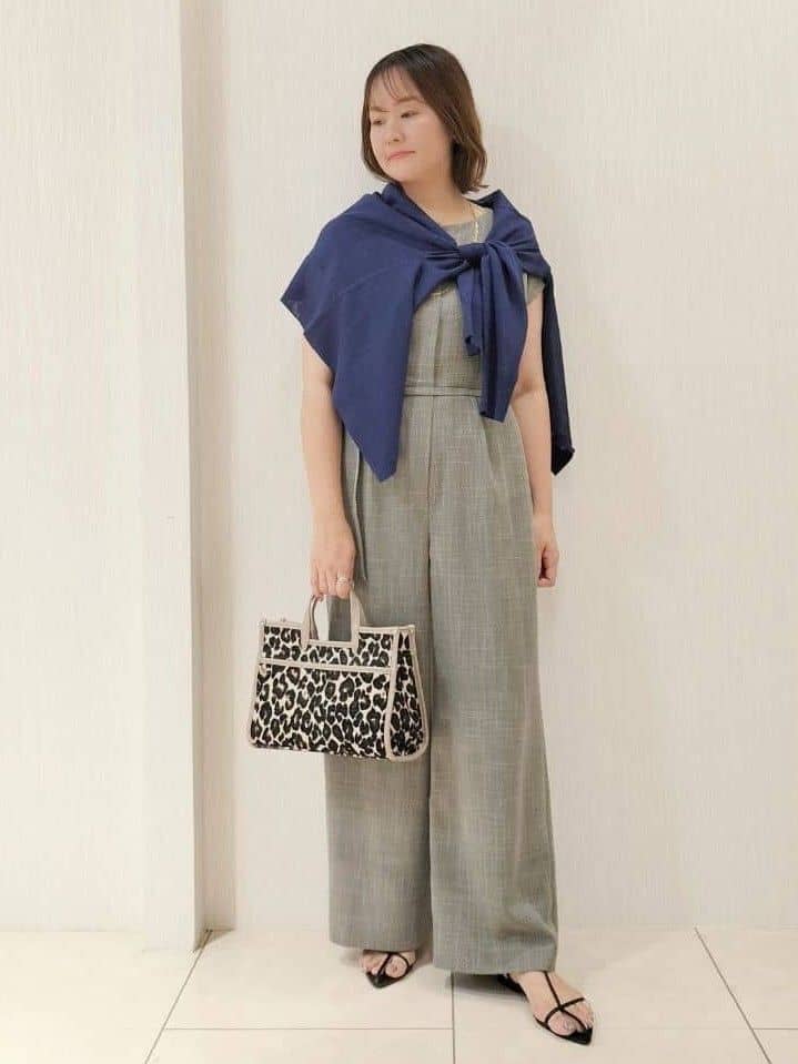 naokoさんの「UNTITLED｜【接触冷感/オールインワン/洗える】梳毛調合繊コンビネゾン」を使ったコーディネート