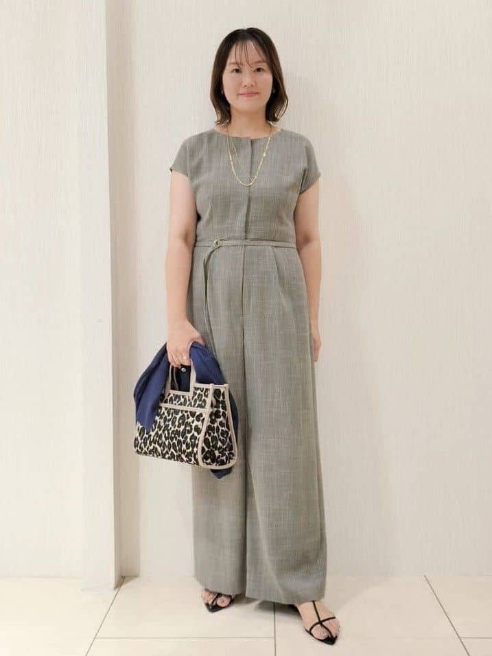 naokoさんの「UNTITLED｜【接触冷感/オールインワン/洗える】梳毛調合繊コンビネゾン」を使ったコーディネート