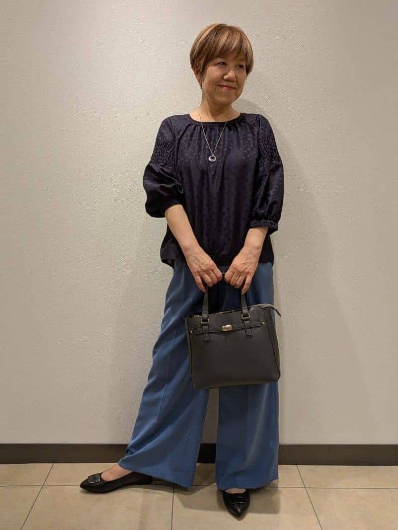 yoshiさんの「Reflect｜【一枚で着映える◎】レオパード風ジャカードブラウス」を使ったコーディネート