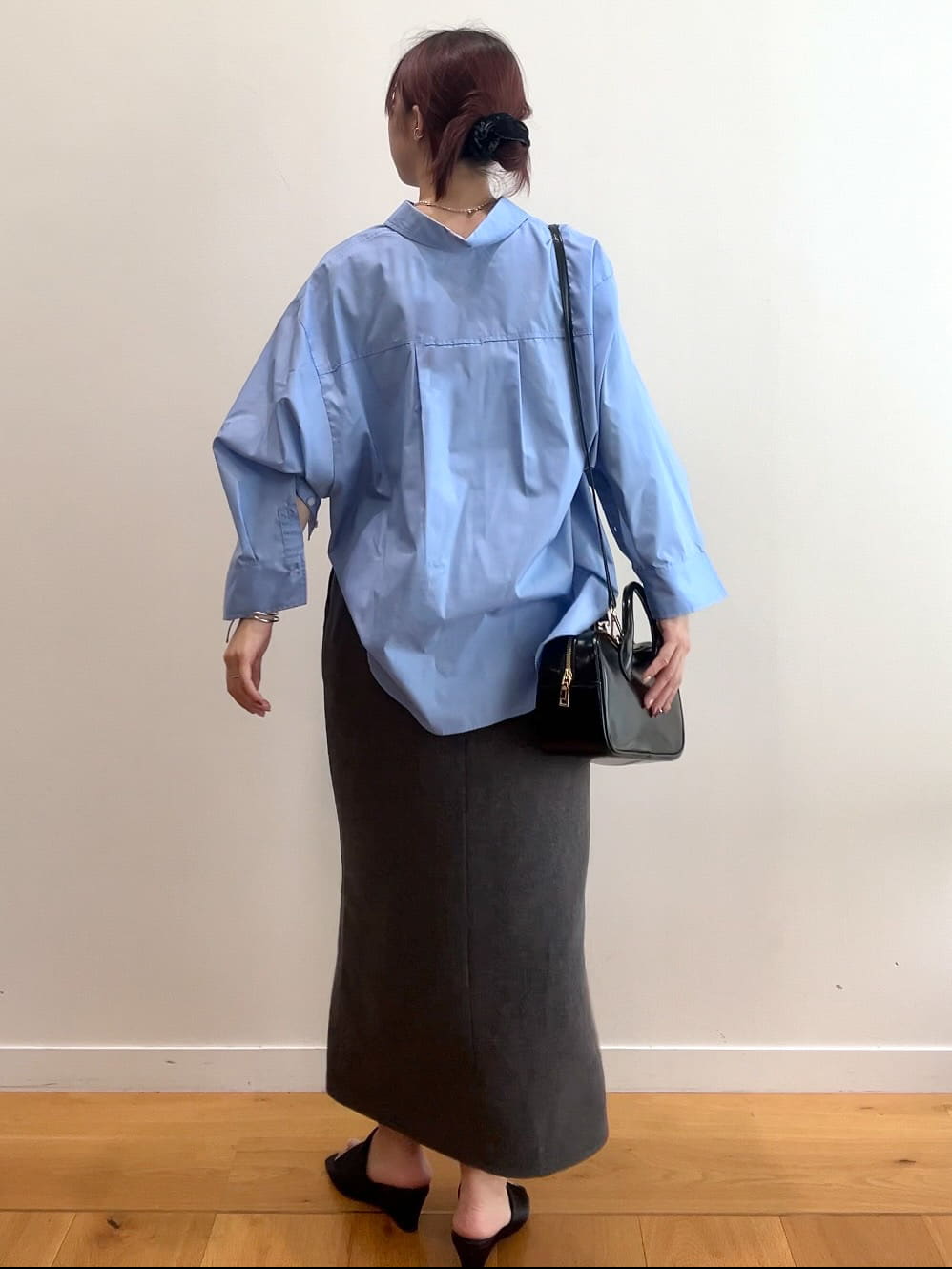 RINAさんの「OPAQUE.CLIP｜フォルムデザインシャツ【洗濯機OK】」を使ったコーディネート