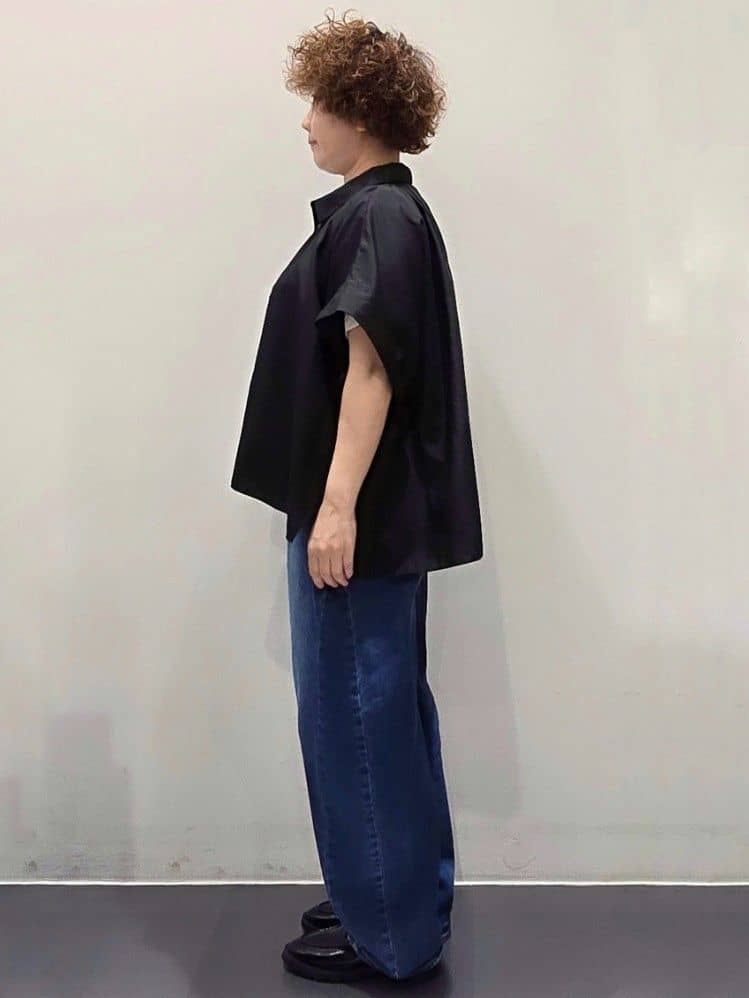 ゆきをさんの「OPAQUE.CLIP｜《andGIRL掲載》リラクシーシャツ【洗濯機洗い可】」を使ったコーディネート