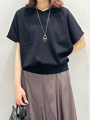 Miwaさんの「UNTITLED｜【追加】ライトダブルリングネックレス」を使ったコーディネート