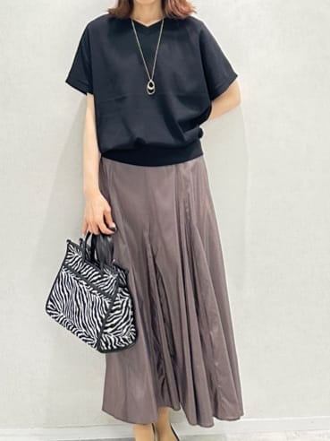 Miwaさんの「UNTITLED｜【追加】ライトダブルリングネックレス」を使ったコーディネート